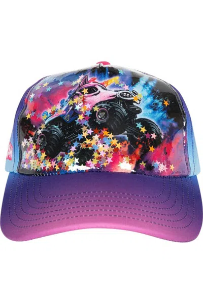 Monster Jam Girls' Strapback Baseball Cap (toddler & Little Kid) In Purple