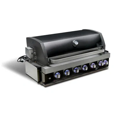 Mont Alpi Black Stainless Steel Mabi805-bss 44-inch 6-burner 87000 Btu Liquid Propane/natural Gas Built-in Out