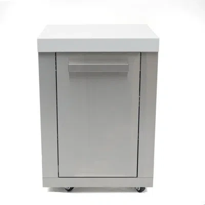 Mont Alpi Ma-exc-ss Extra Storage Right Cabinet Module For All Mai805 And Mai400 Outdoor Kitchen Island Grill  In Stainless Steel