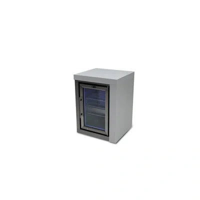 Mont Alpi Masfm-ss Stainless Steel Outdoor Rated Lockable Temperature Adjustable Refrigerator Beverage Center 