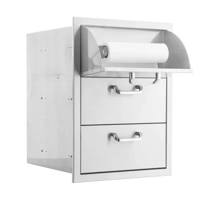 Mont Alpi Signature 260 Series 16"w X 21"d X 30"h Commercial Grade 304 Stainless Steel Outdoor Kitchen Island 