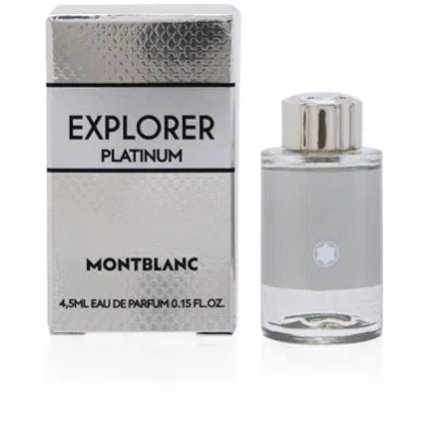 Mont Blanc Explorer Platinum Eau De Parfum In Transparent