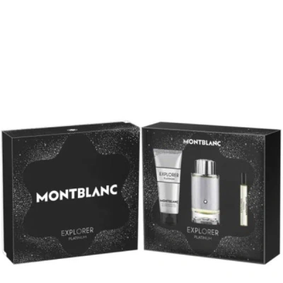 Mont Blanc Explorer Platinum Gift Set For Men In Default