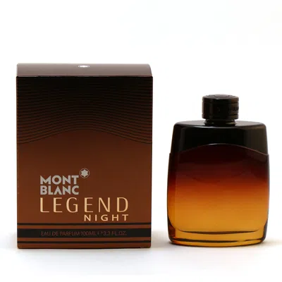 Mont Blanc Legend Night For Men Edp Spray 3.4 oz In White