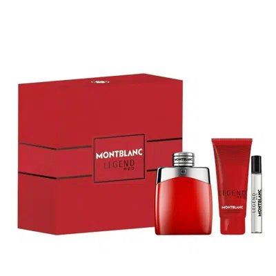 Mont Blanc Legend Red Mini Grooming Gift Set For Men