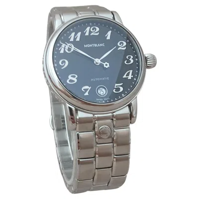 Pre-owned Mont Blanc Montblanc Meisterstuck 7019 Black Automatic Stainless Steel