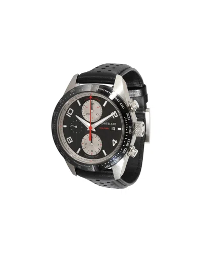 Mont Blanc Montblanc Timewalker 119941 7503 Men's Watch In Stainless Steel/ceramic In Black