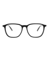Mont Blanc Square-frame Acetate Optical Frames In Black