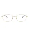 Mont Blanc Square-frame Metal Optical Frames In Multi
