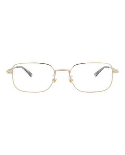 Mont Blanc Square-frame Metal Optical Frames In Multi
