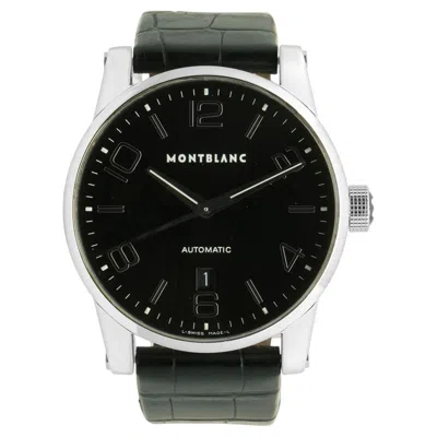 Pre-owned Mont Blanc Stainless Steel Timewalker Date 42mm In Multiple