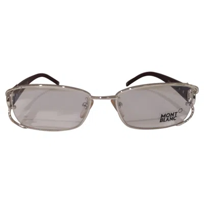 Pre-owned Mont Blanc Unisex Antique Sunglasses Frames In Excellent Condition In Gray