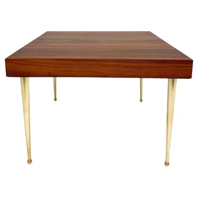 Pre-owned Montage Rosewood Ballpoint Side Table In Brown