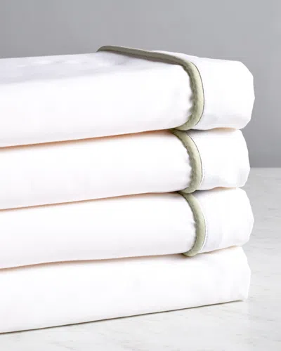 Montague & Capulet 400tc Glam Sheet Set In White