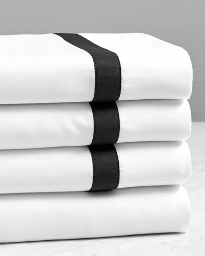 Montague & Capulet 400tc Haute Hotel Sheet Set In Black