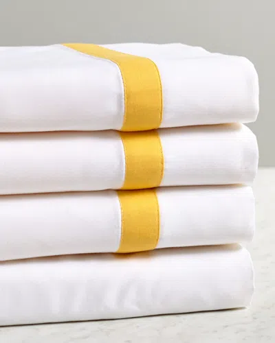 Montague & Capulet Haute Hotel Sheet Set In White