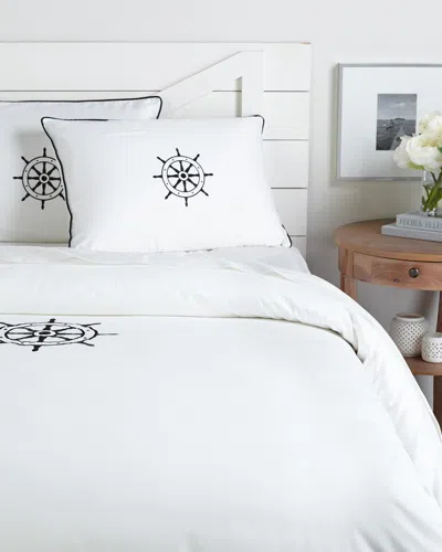 Montague & Capulet Yacht Club Duvet Collection In Black