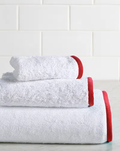 Montague & Capulet Deco 3pc Towel Set In Red