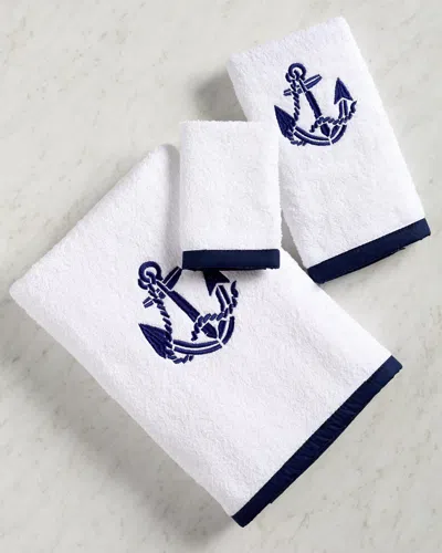 Montague & Capulet Yacht Club 3pc Towel Set In Blue