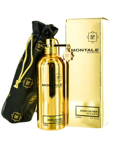 Montale 3.3oz Aoud Leather Eau De Parfum Spray In White