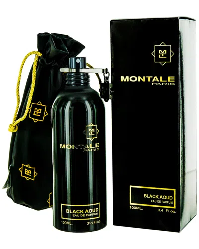 Montale 3.3oz Black Oud Eau De Parfum Spray In White