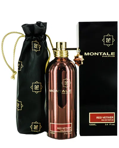 Montale 3.3oz Red Vetiver Eau De Parfum Spray In Transparent