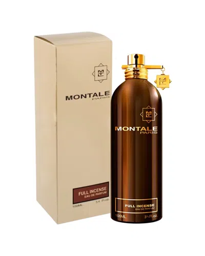 Montale Unisex 3.4oz Full Incense Edp In Brown
