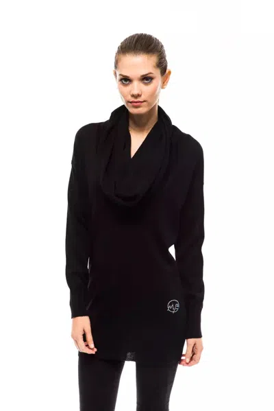 Montana Blu Black Wool Women Women's Sweater