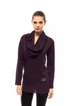 Montana Blu Purple Wool Sweater In Purple