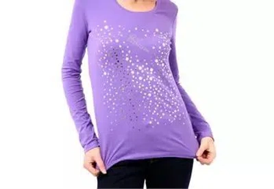 Montana Blu Purple Cotton Tops & T-shirt