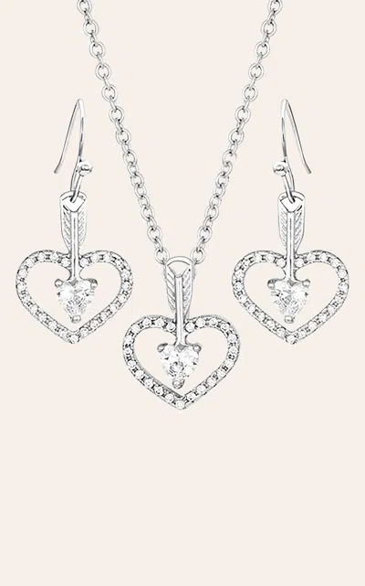 Montana Silversmiths A Mark Of Faith Cross Jewelry Set In Neutral