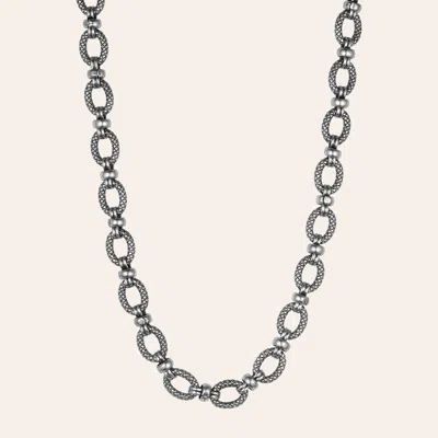 Montana Silversmiths Antique Silver Cobra Chain Necklace