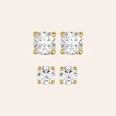 Montana Silversmiths Big Sky Cubic Zirconia Earring Set In Red