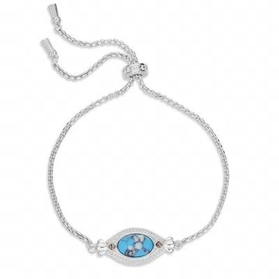Montana Silversmiths Grand Geyser Bracelet In Silver In Blue