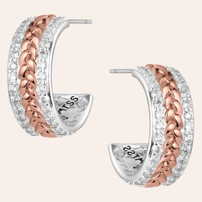 Montana Silversmiths High Prairie Hoop Earrings In Metallic