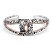 Montana Silversmiths Luck Of The Pure Bracelet In Silver And Rose Gold In Multi