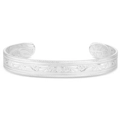 Montana Silversmiths Out West Cuff Bracelet In Silver