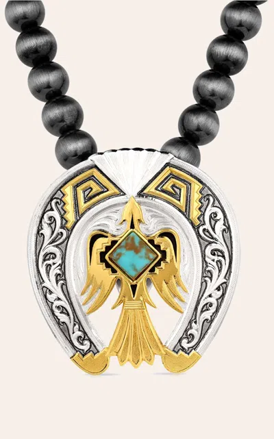 Montana Silversmiths Rise Above Beaded Pendant Necklace