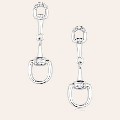 Montana Silversmiths Silver Enjoy The Ride Earrings In Metallic