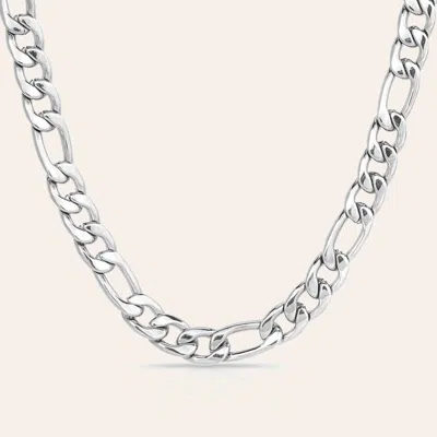 Montana Silversmiths Silver Figaro Link Chain Necklace In Metallic