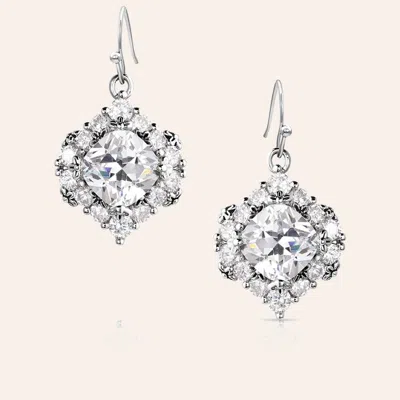 Montana Silversmiths Silver Refined Light Earrings In Metallic