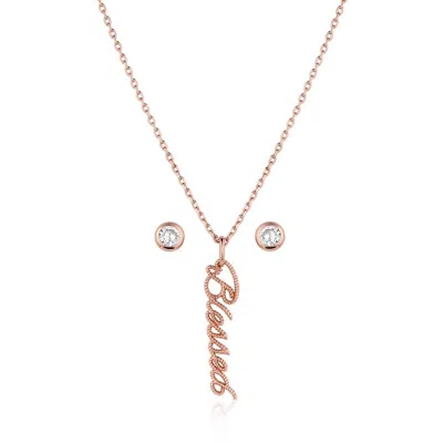 Montana Silversmiths So Blessed Jewelry Set In Rose Gold In Multi