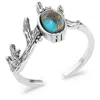 Montana Silversmiths Turquoise Haven Open Ring In Silver In Silver