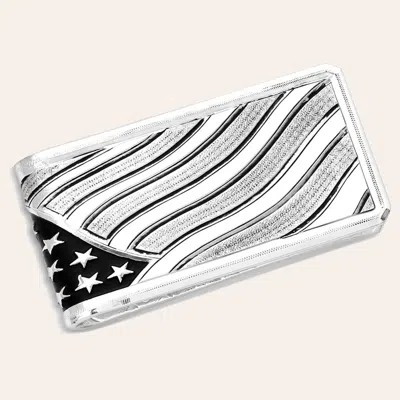Montana Silversmiths Wings Of Liberty American Made Silver Money Clip
