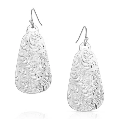 Montana Silversmiths Women's Beauty Within Earrings In Silver In Gray