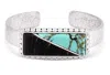 Montana Silversmiths Women's Double Essence Cuff Bracelet In Silver/multi In Multi