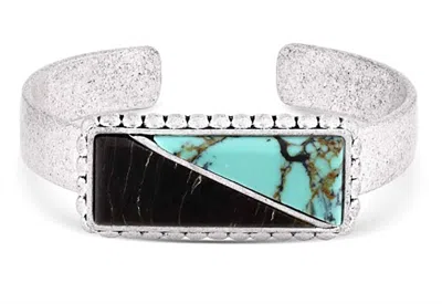 Montana Silversmiths Women's Double Essence Cuff Bracelet In Silver/multi