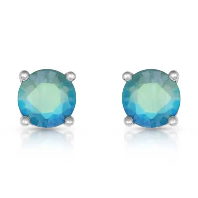 Montana Silversmiths Women's Luminescent Post Earrings In Blue