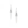 Montana Silversmiths Women's Miles Away Nature Earrings In White In Metallic