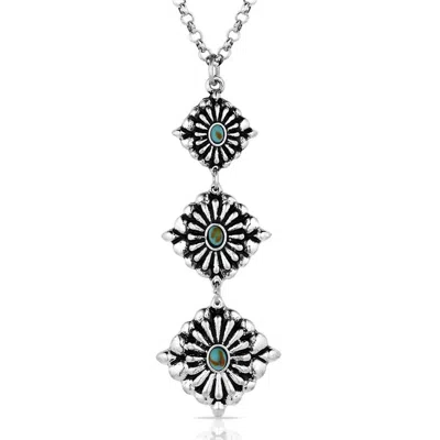 Montana Silversmiths Women's Ready For The Show Necklace In Silver In Black